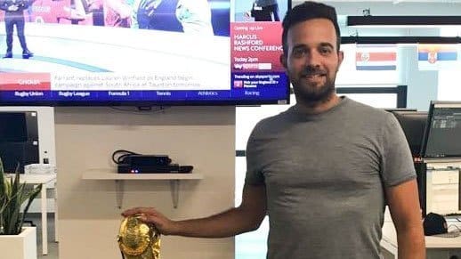 A football fans dream job?