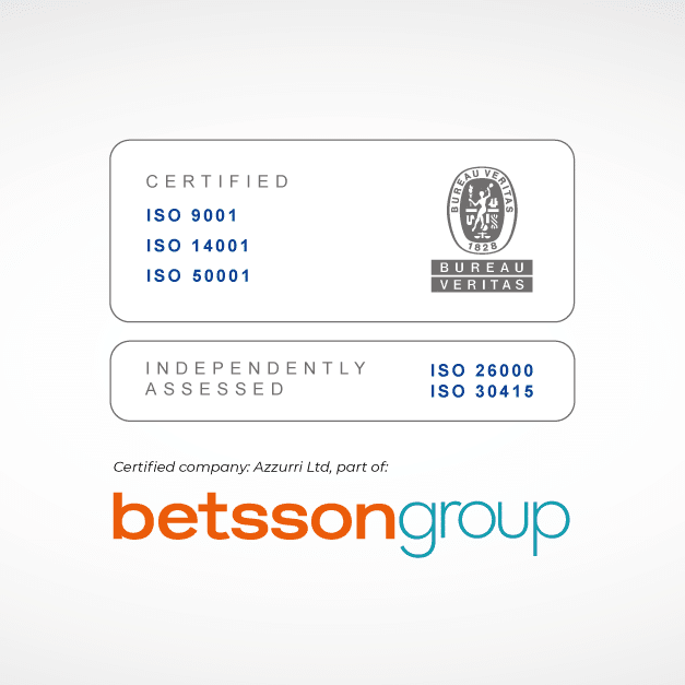Betsson Group Secures 3 ISO Certifications and 2 Attestations in Italy, Reinforcing Commitment to Quality, Sustainability and Governance.