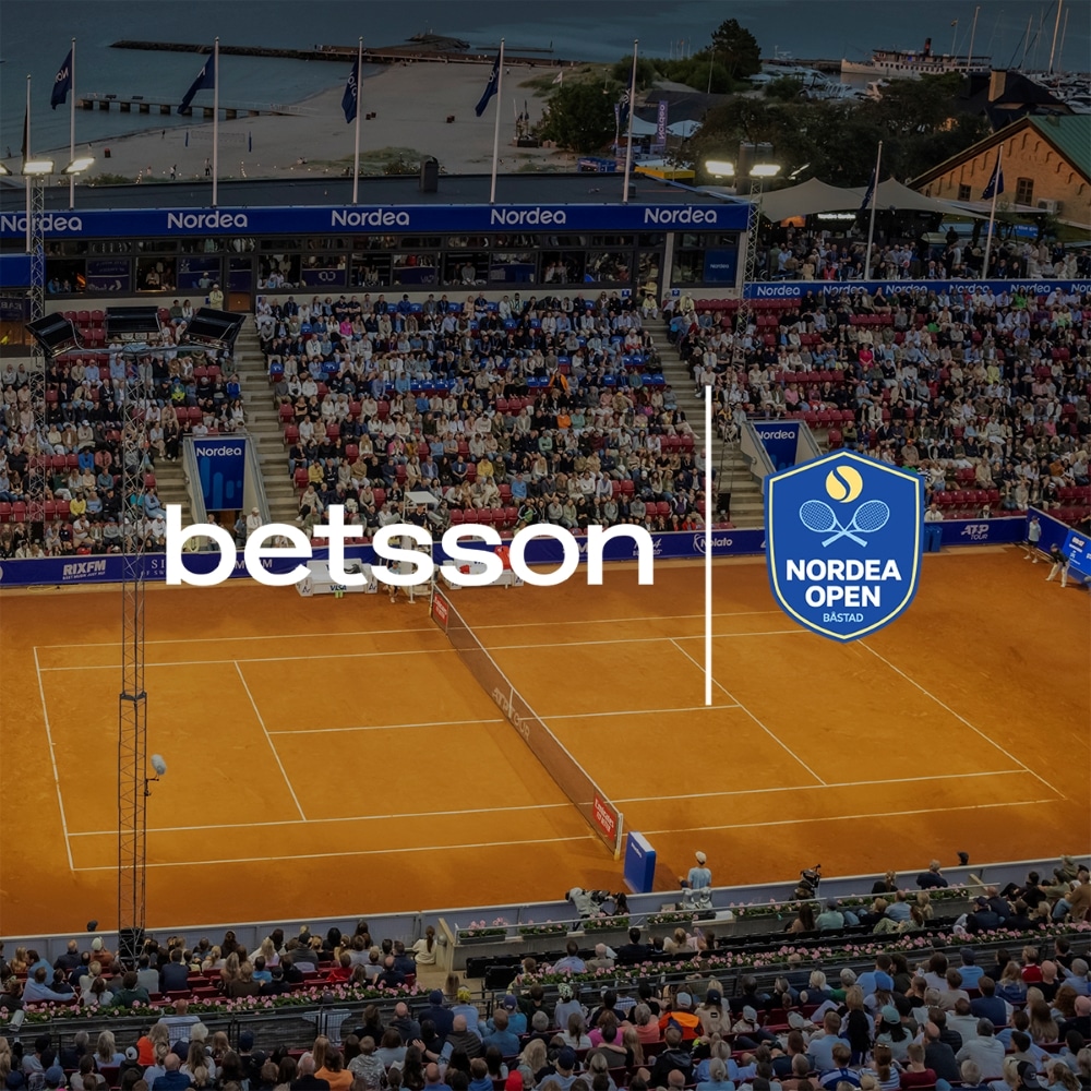 Betsson Extends Partnership with Nordea Open – Sweden’s Premier Tennis Tournament on Clay.