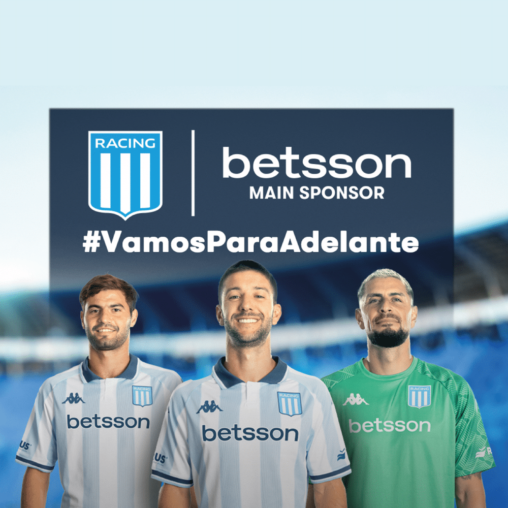 Betsson strengthens partnership with Racing Club – becomes main sponsor and front jersey partner