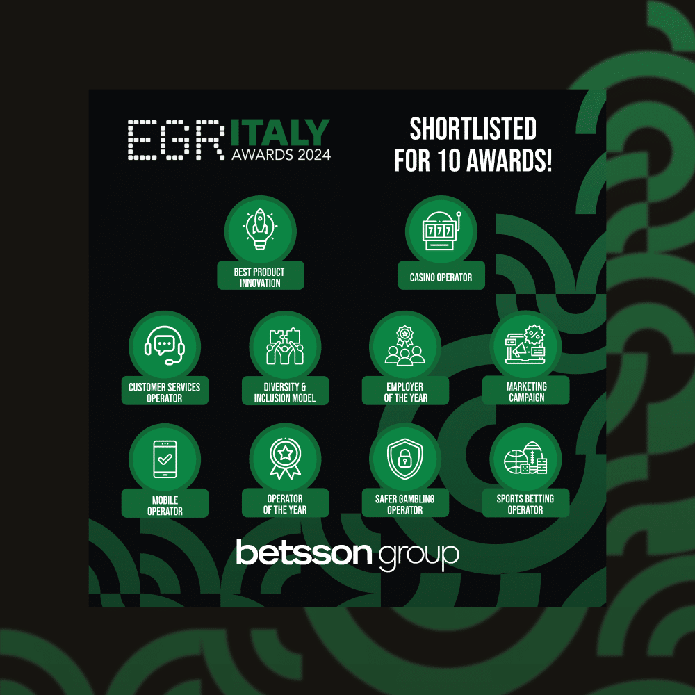 Shortlisted for 10 awards at EGR Italy Awards 2024 