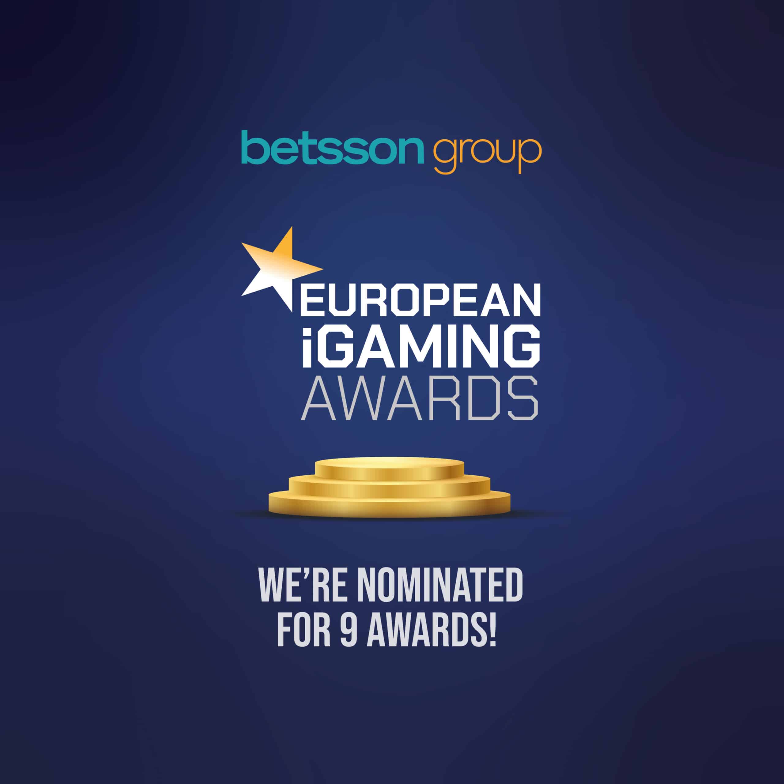 Betsson Group nominated for 9 Awards at the European iGaming Awards 2025