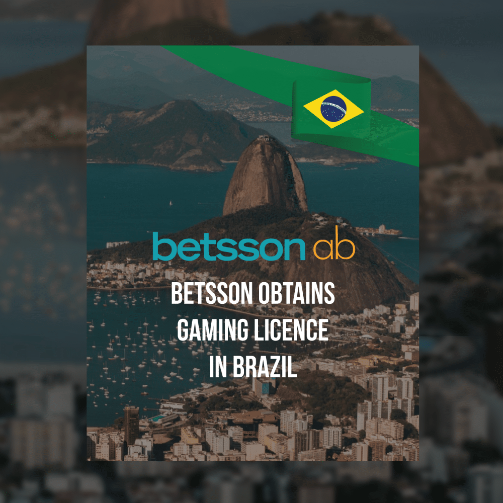 Betsson obtains local gaming licence in Brazil