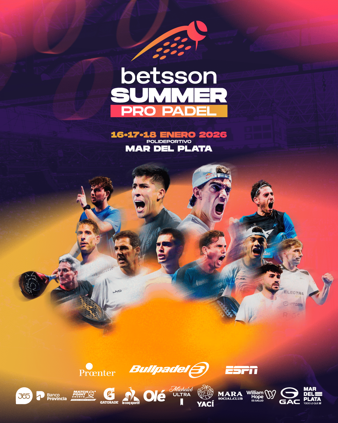 Betsson becomes title sponsor of Summer Pro Padel 2026 in Argentina