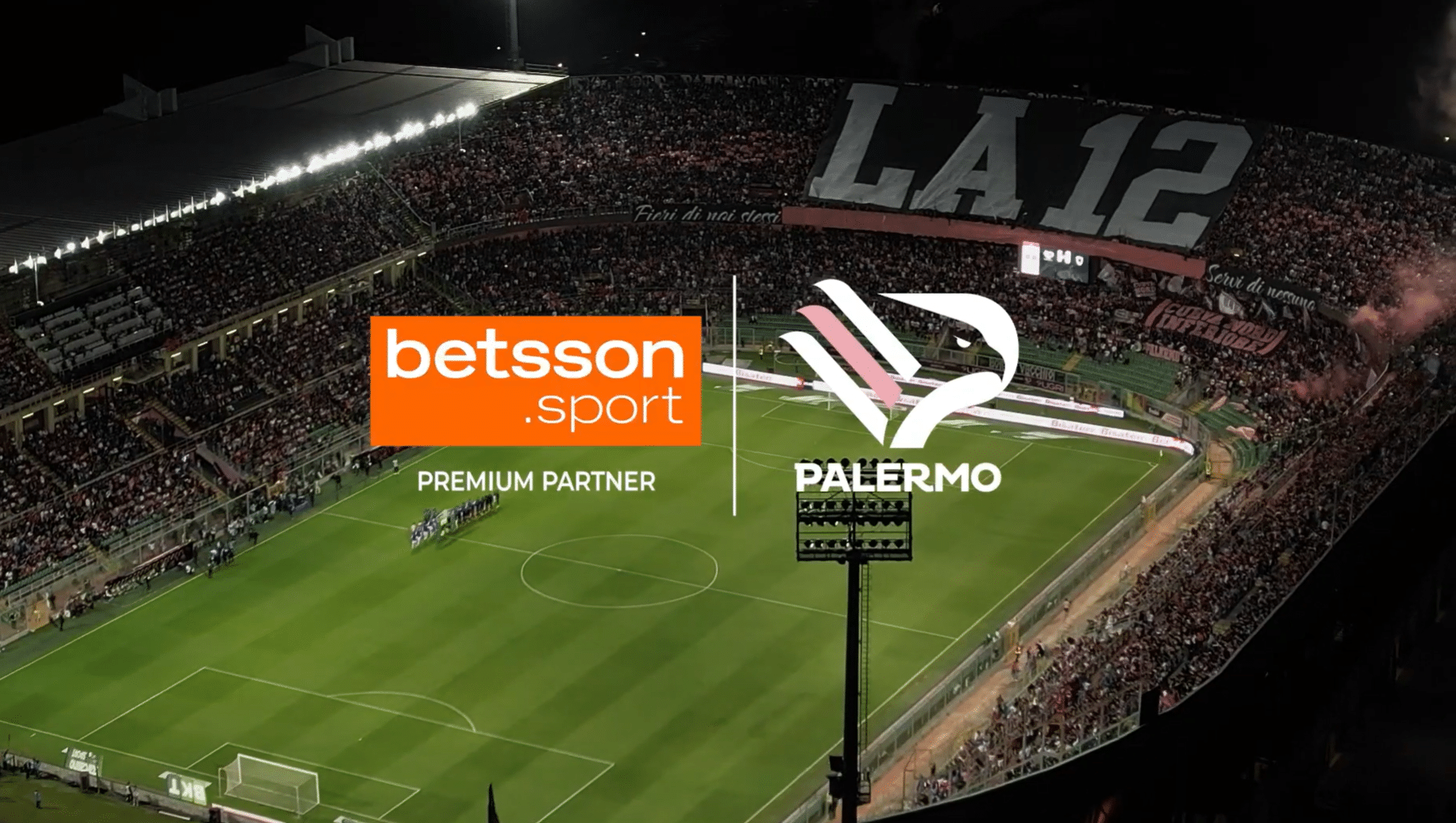 BETSSON SPORT NEW PREMIUM PARTNER OF PALERMO FC