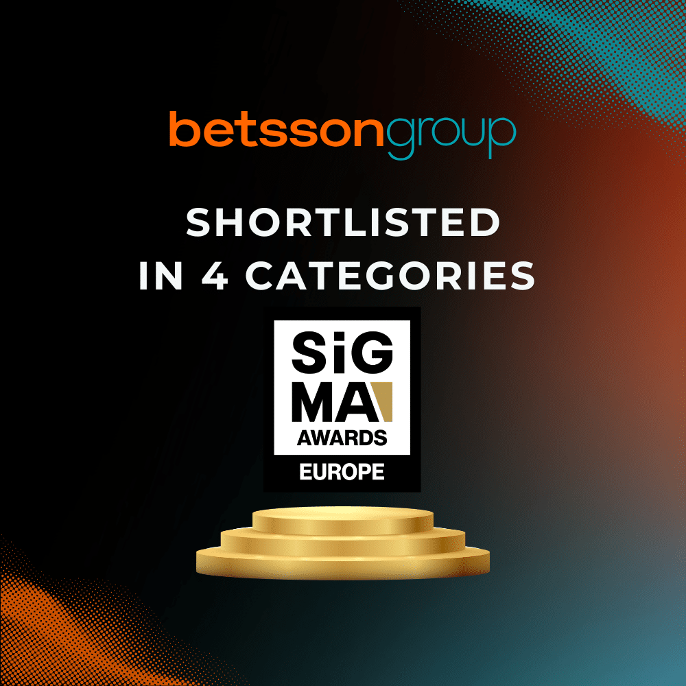 Betsson Group is shortlisted in four categories at the SiGMA Europe Awards 2026