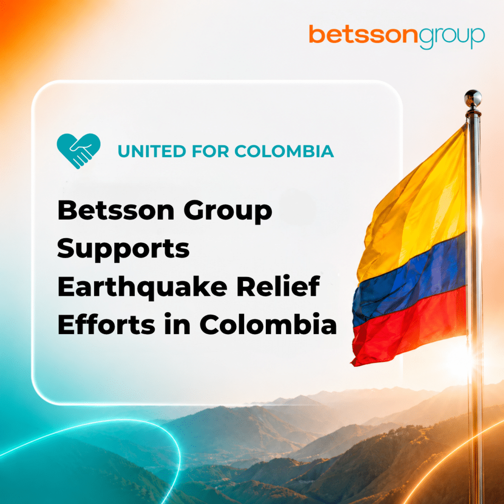 Betsson Group Supports Earthquake Relief Efforts in Colombia
