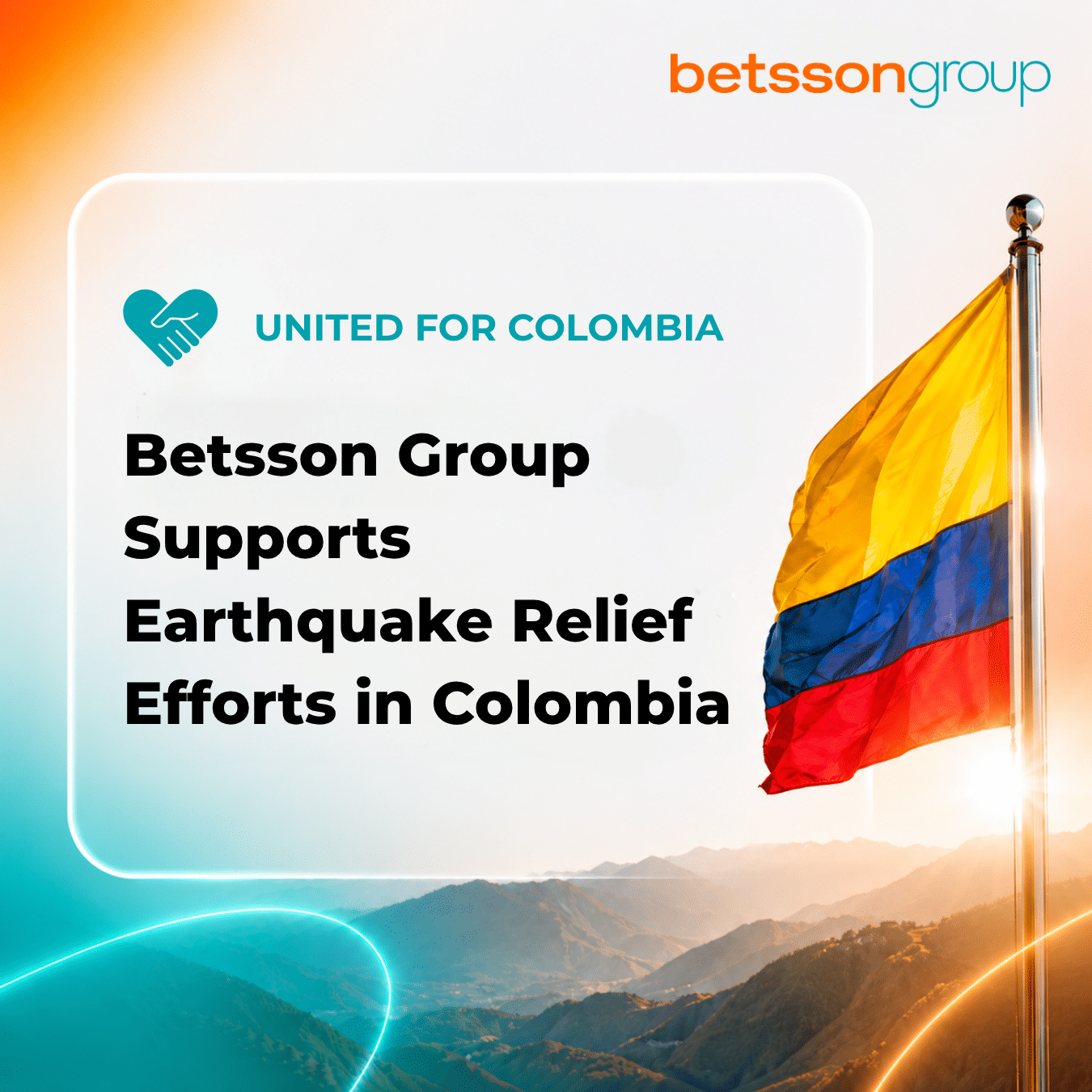 Betsson Group Supports Earthquake Relief Efforts in Colombia 