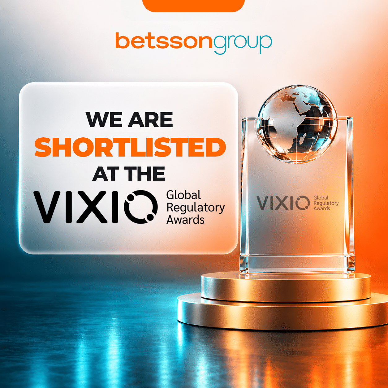 Betsson Group Shortlisted at the 2026 Global Regulatory Awards